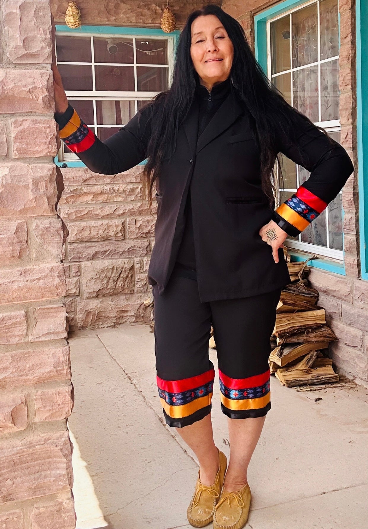 Native Style Blazer/Pant Sets