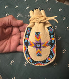Large Beaded Pouch