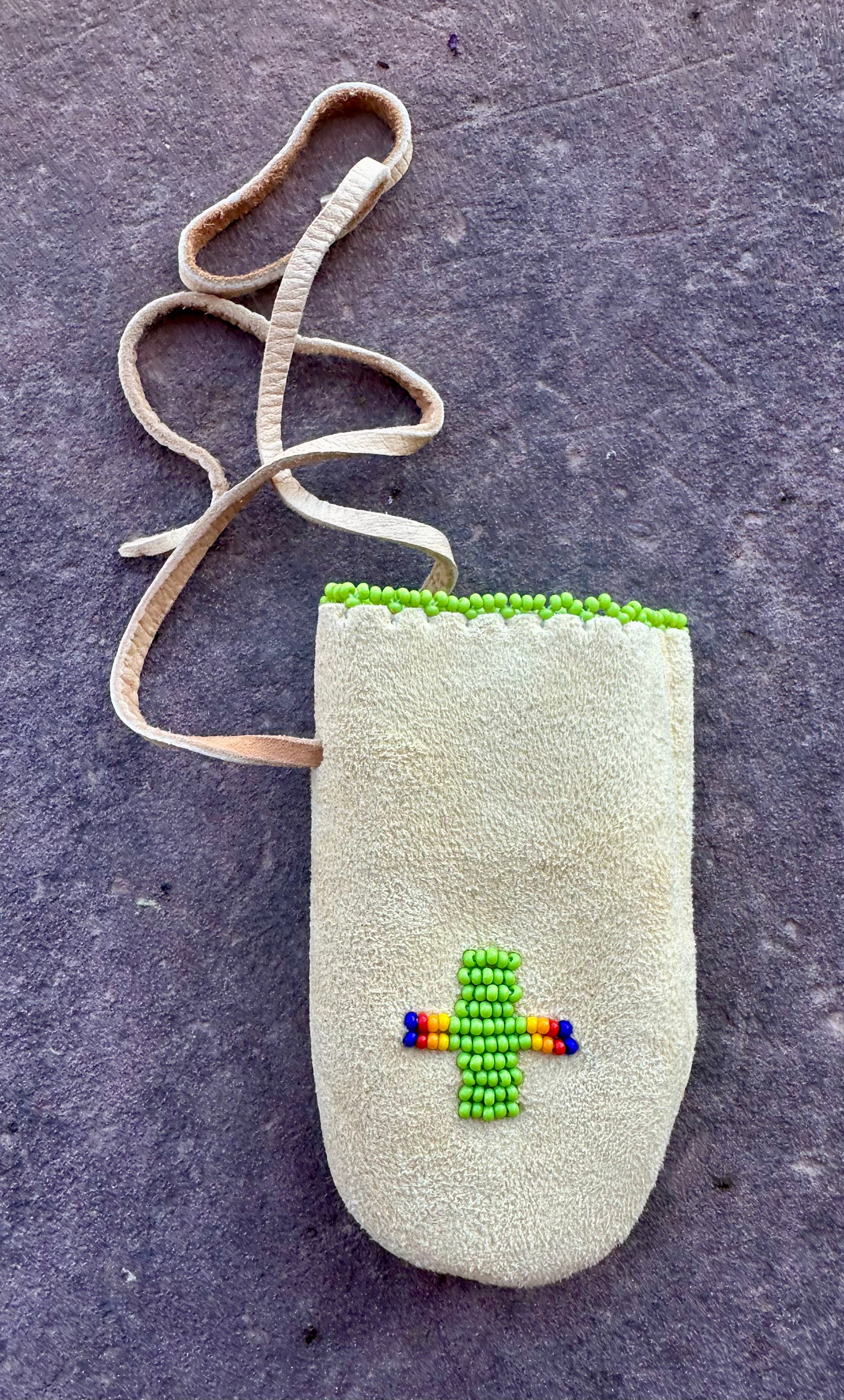 Simple Beaded Pouch