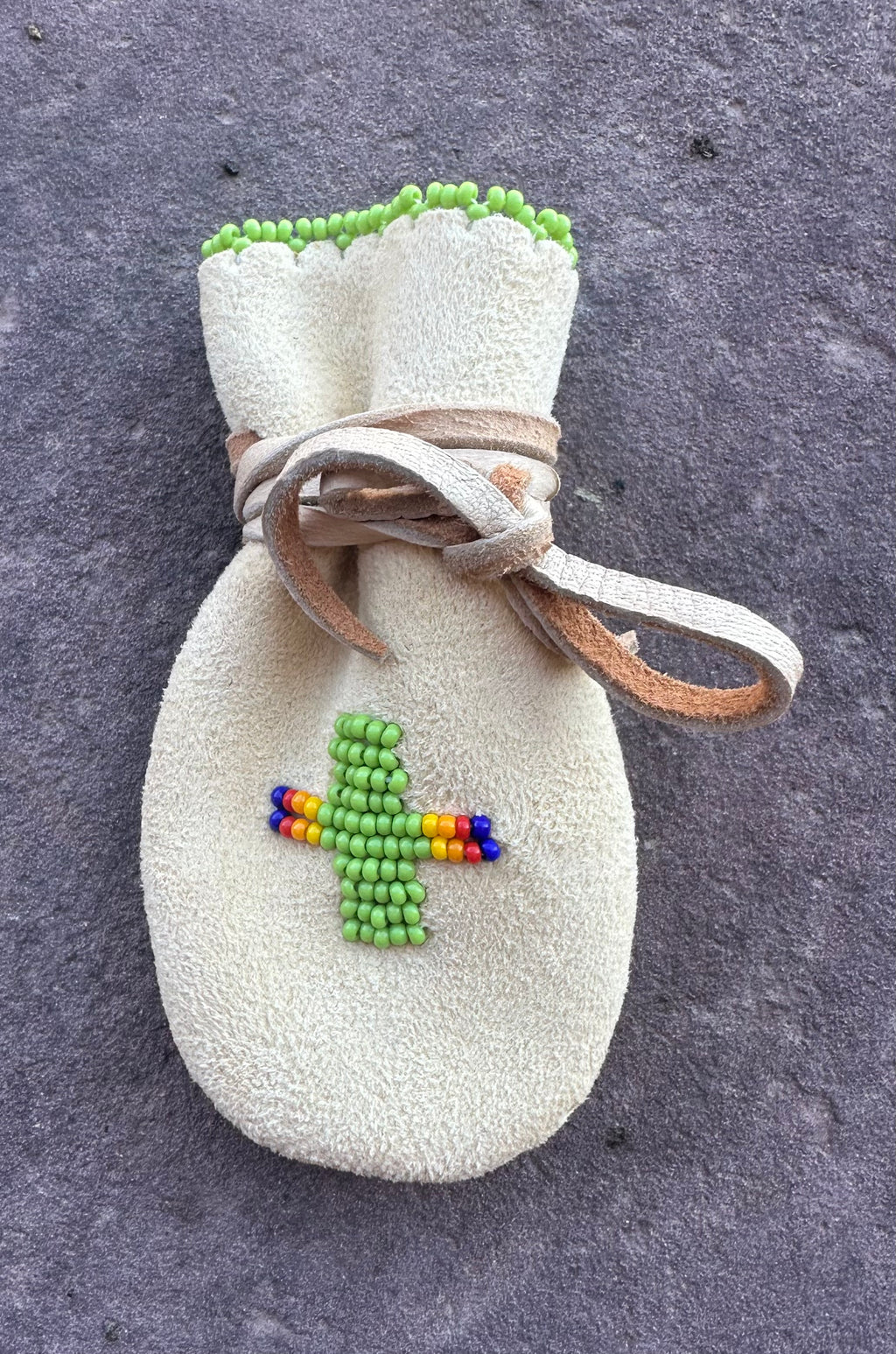 Simple Beaded Pouch