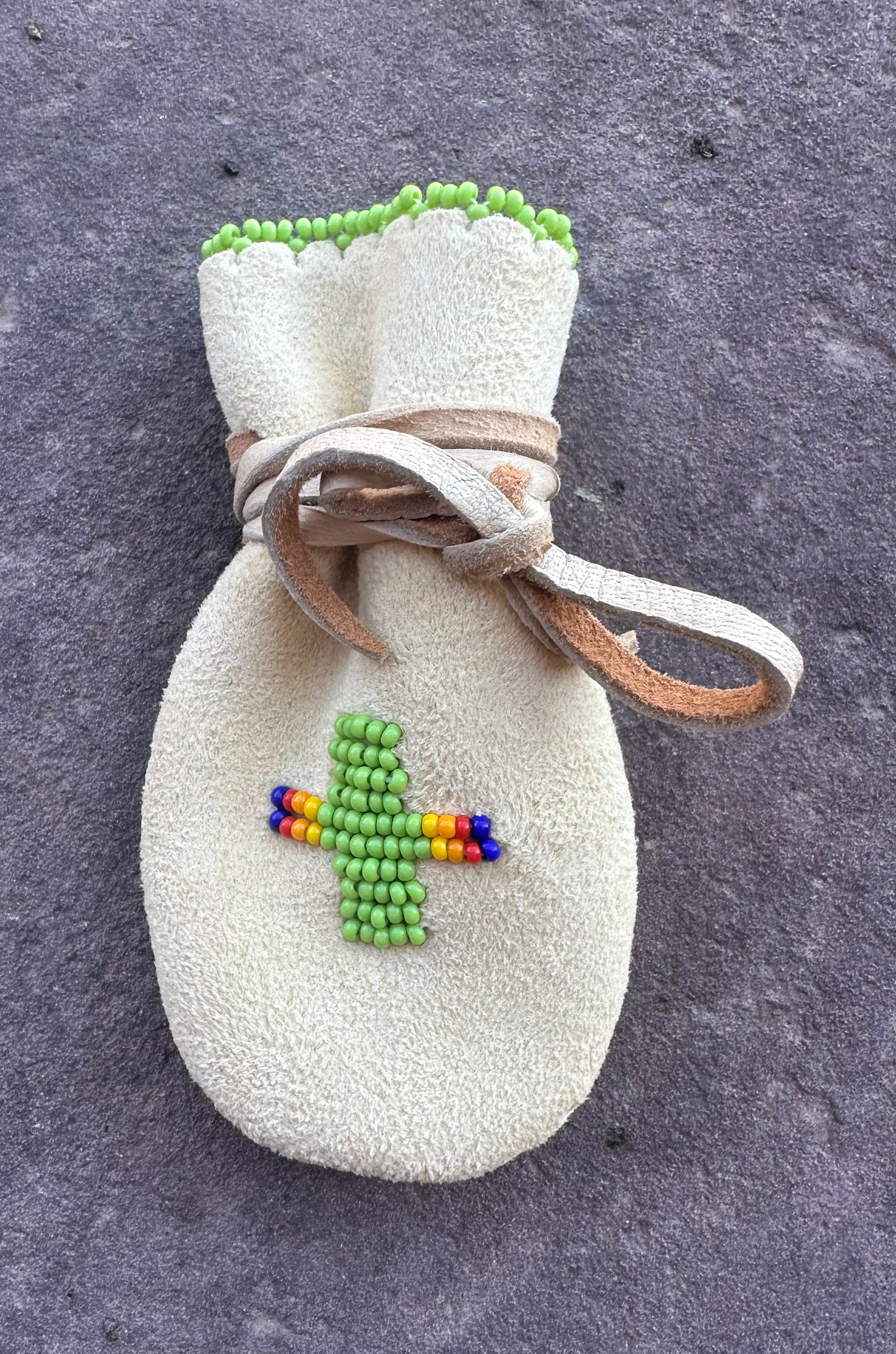 Simple Beaded Pouch
