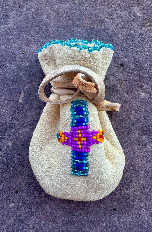Beaded Buckskin Pouch