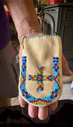 Larger Beaded Pouch